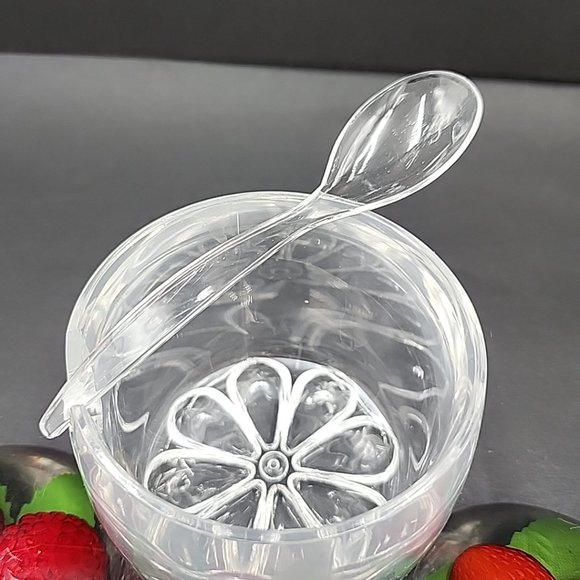 Acrylic Jam Jar w Lucite Berry Lids - Picture 8 of 9